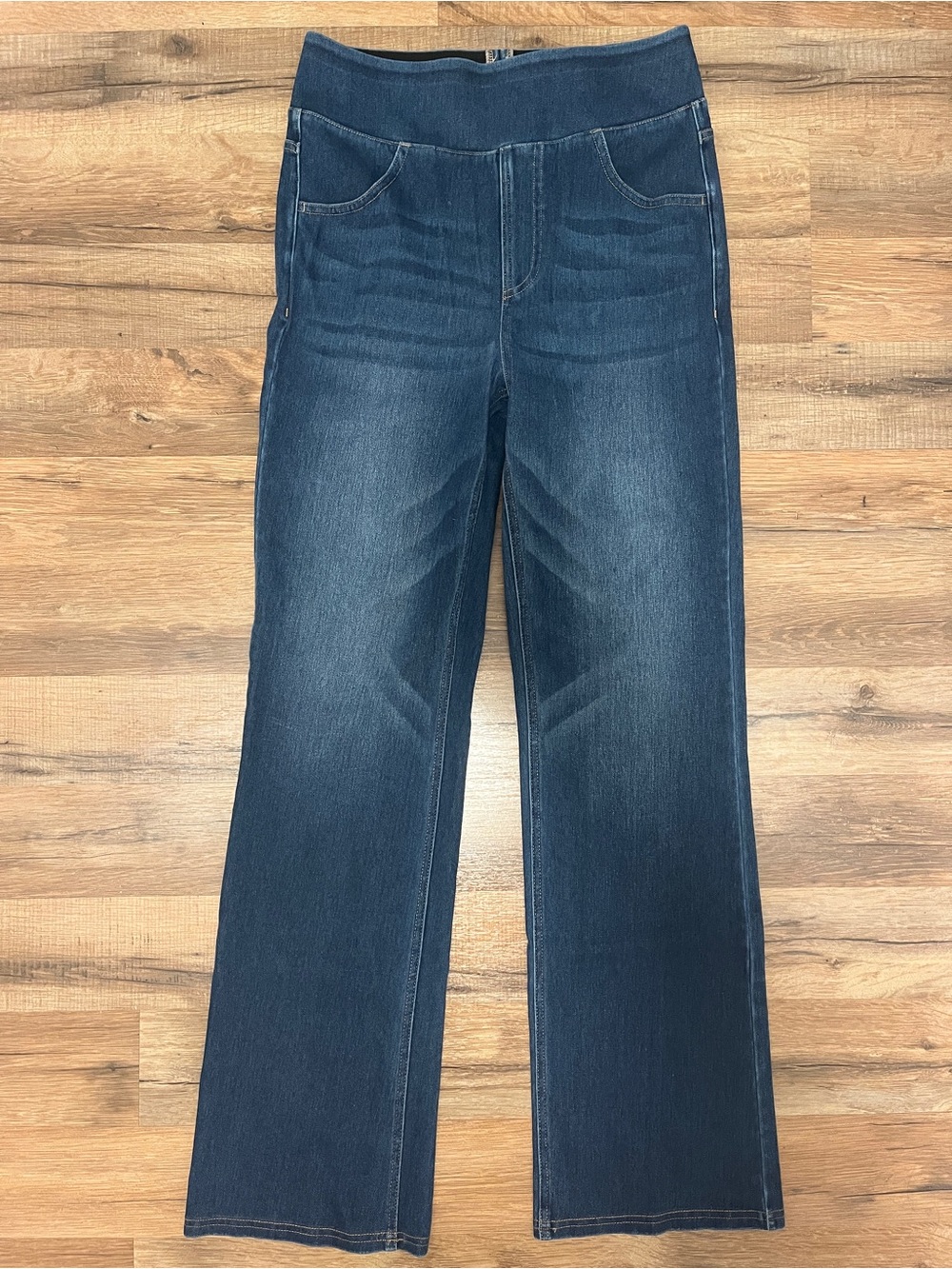 HALARA Dark Blue High Waisted Denim look Pants